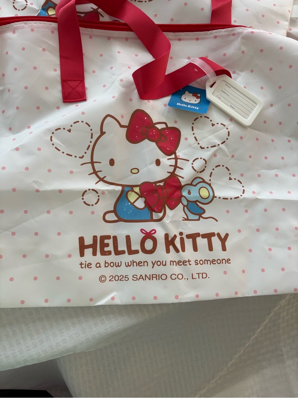 3 Sanrio Hello Kitty Travel Duffle Bag - Picture 2 of 4